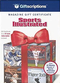 sports illustrated magazine gift subscription